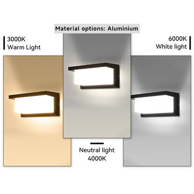 현대적인 디자인과 3000K/4000K/6500K 색온도를 가진 8W LED 실내 벽등