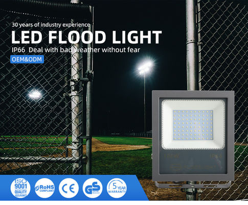 IP66/67 방수 30W 50W 100W 150W 200W 실외 경기장용 슬림 LED 홍수등