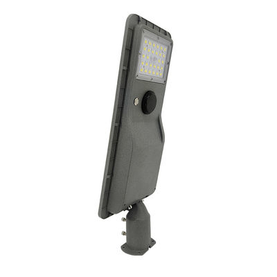 CRI Ra 70 태양 전지 패널 220V 야외 방수 IP66 어두운 회색 태양광 LED 거리 조명