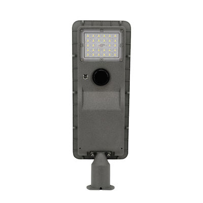 CRI Ra 70 태양 전지 패널 220V 야외 방수 IP66 어두운 회색 태양광 LED 거리 조명