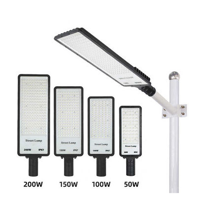 50W 100W 150W 200W 야외 IP66 방수 통합 LED 거리 빛