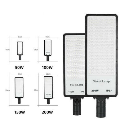 50W 100W 150W 200W 야외 IP66 방수 통합 LED 거리 빛
