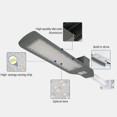 높은 조명 효율 IP66 옥외용 LED 스트리트 라이트 30W 50W 100W 150W