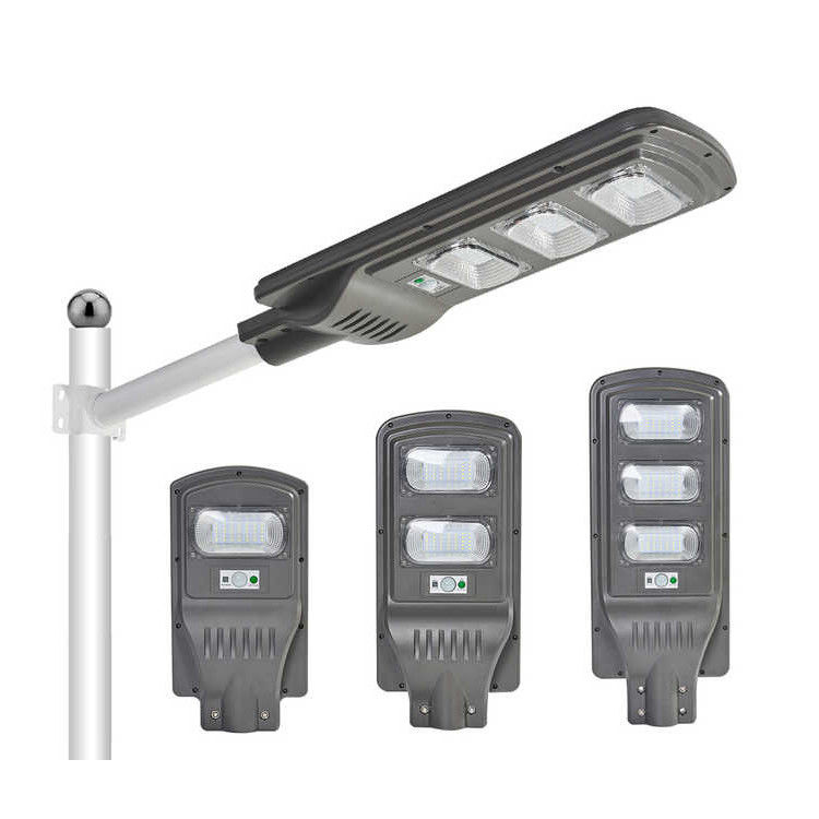 SMD 알루미늄 100W 200W 300W Agi32 레이아웃 조명 솔루션용 태양광 LED 거리 램프