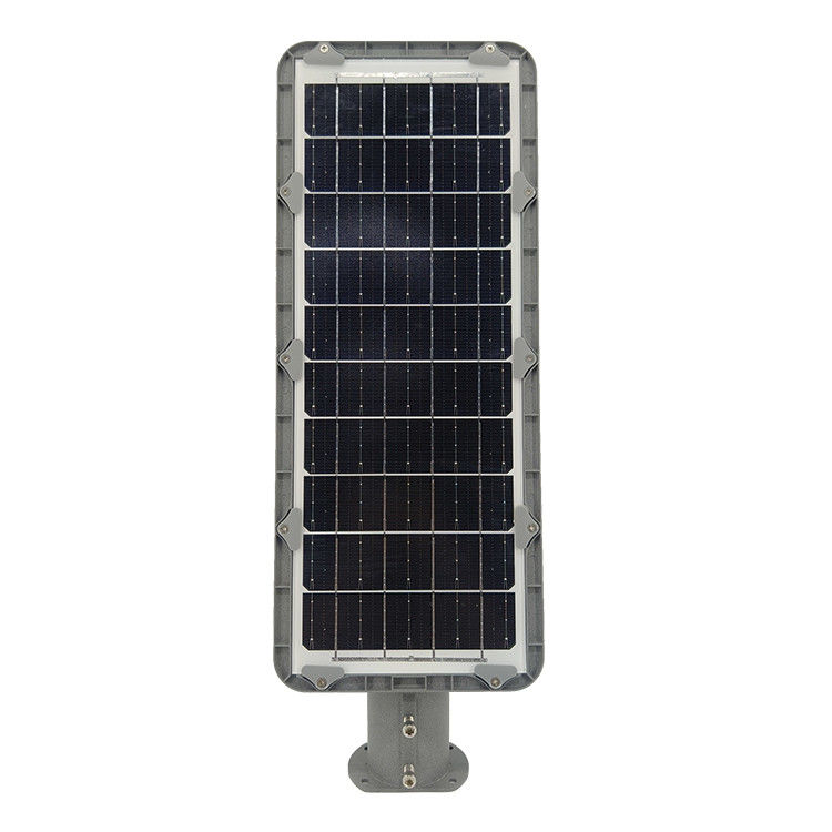 CRI Ra 70 태양 전지 패널 220V 야외 방수 IP66 어두운 회색 태양광 LED 거리 조명
